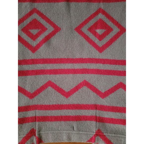 Toad & Co Womens Merino Wool Diamond Sweater Skirt Tan/red Geo XS New - Picture 4 of 8